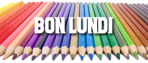 Gif animé Bon lundi crayon